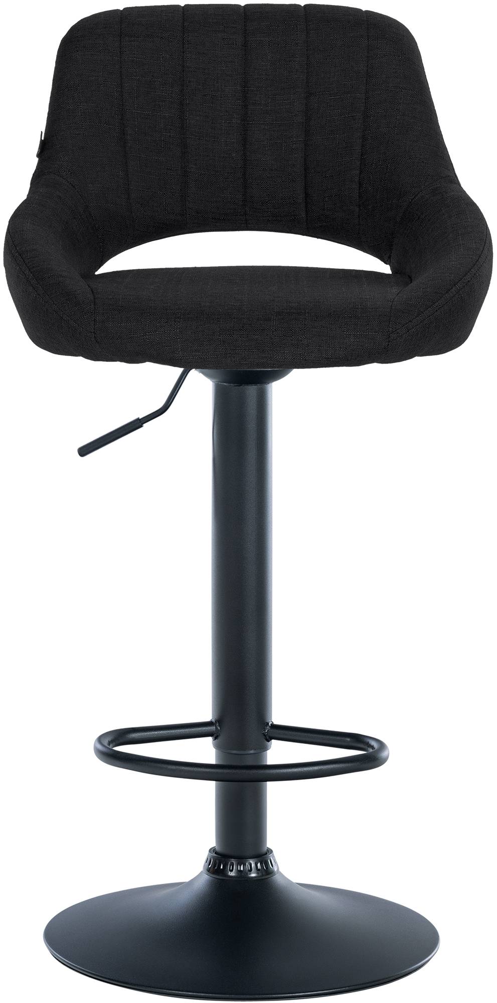 Barhocker Milet Stoff schwarz
