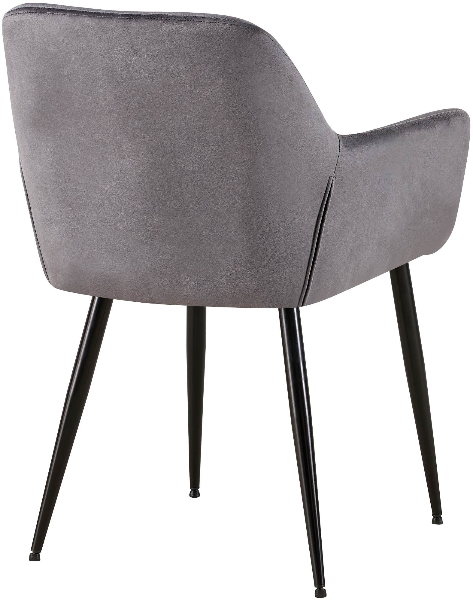 2er Set Esszimmerstuhl Emia Samt