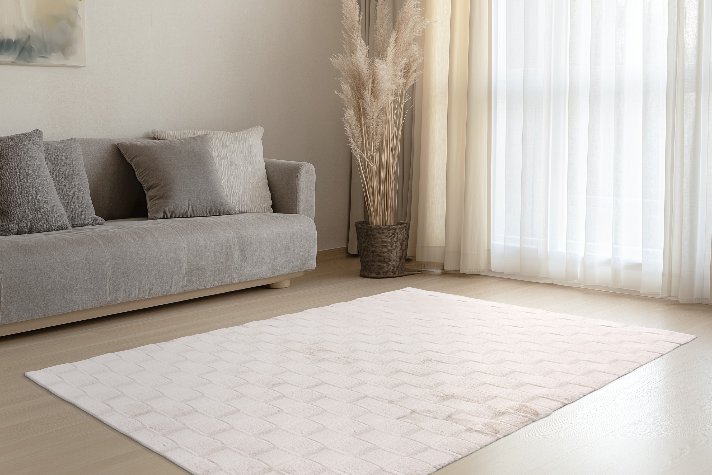 Teppich Botany 625 Helltaupe 80 x 150 cm