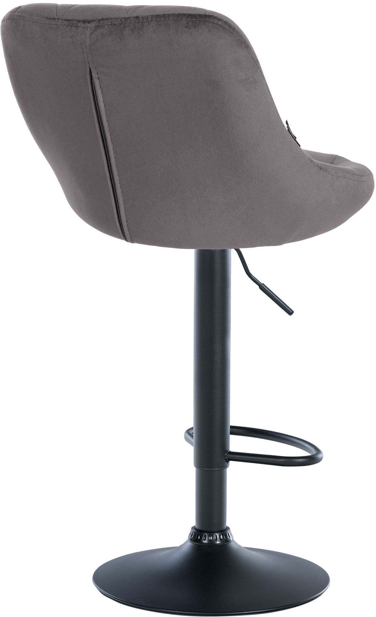 2er Set Barhocker Lazio Samt schwarz