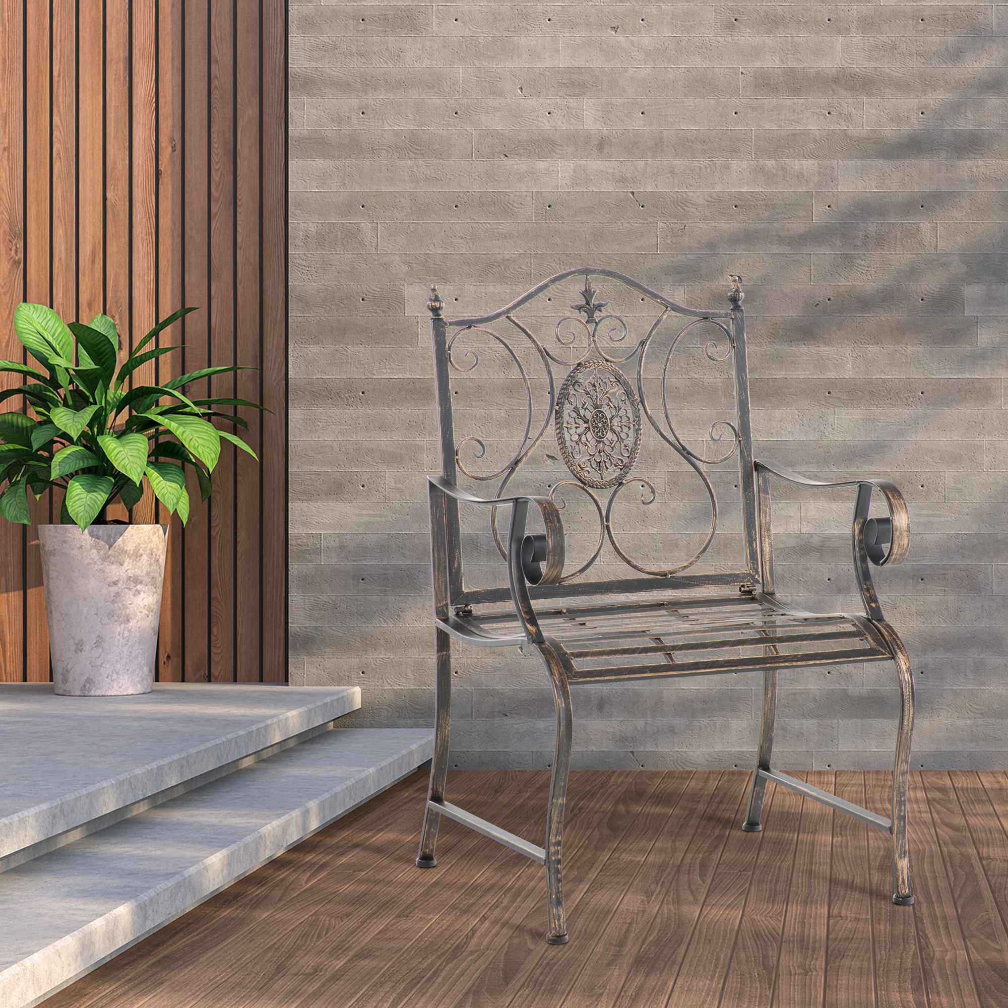 CLP Trading GmbH 2er Set Gartenstühle Punjab – Ansicht 3