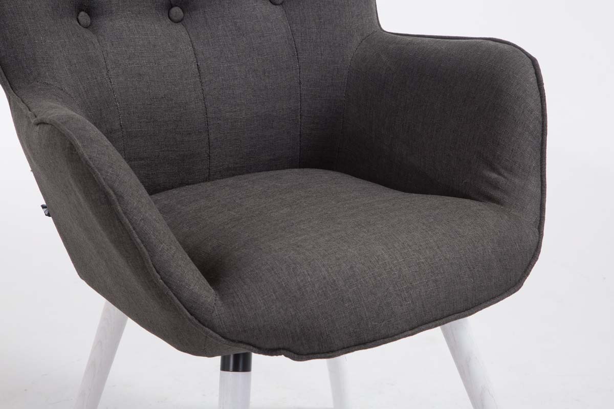 Lounger Aalborg Weiß Stoff