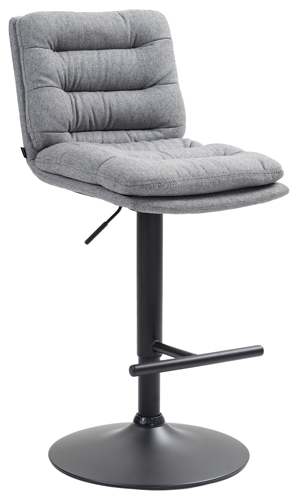 Barhocker Damar Stoff schwarz