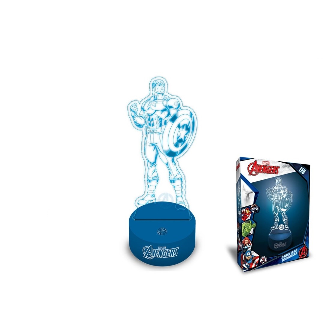 Kids Licensing Dekoration Avengers - Acryl Lampe - Avengers Figur