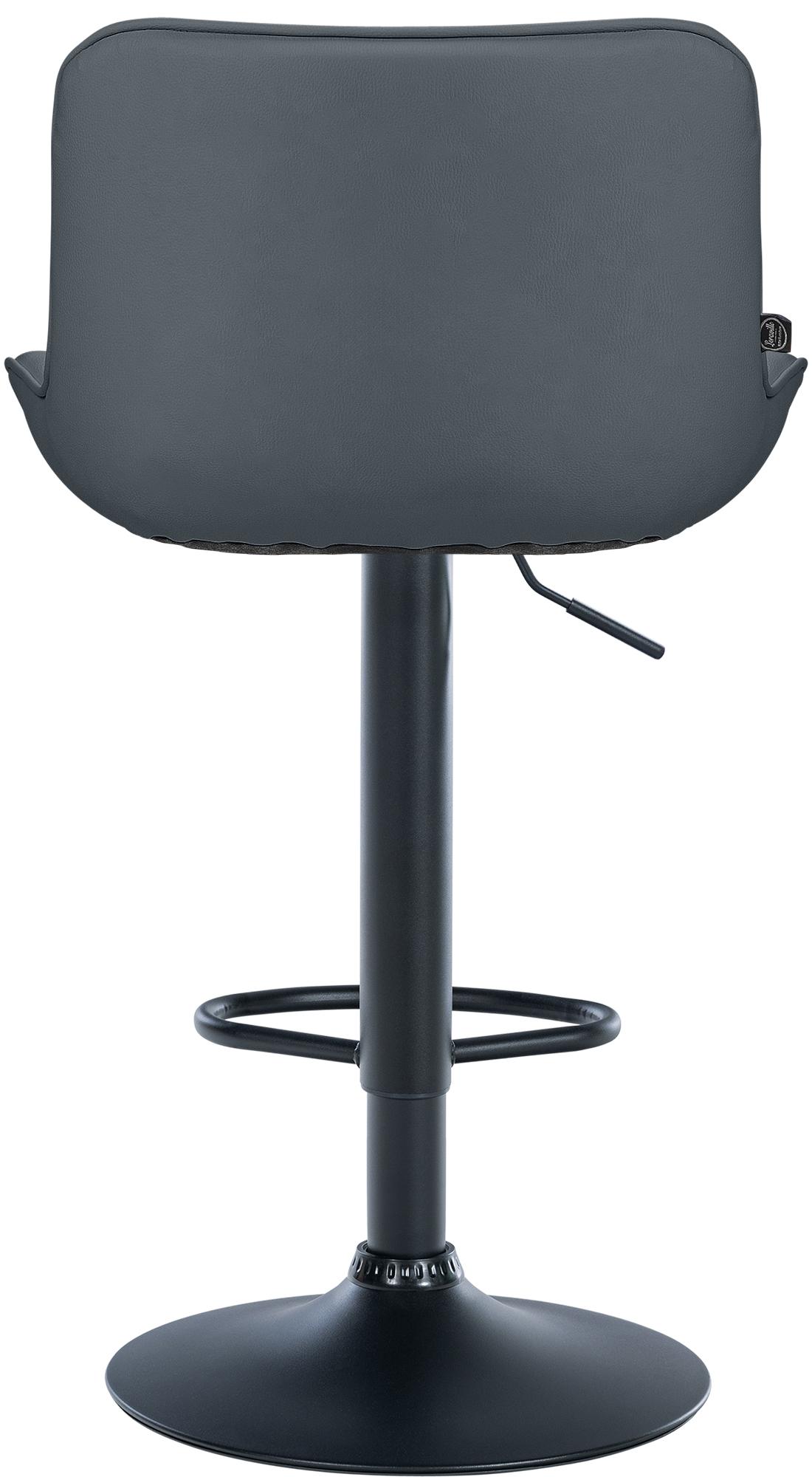 2er Set Barhocker Vonore Kunstleder schwarz