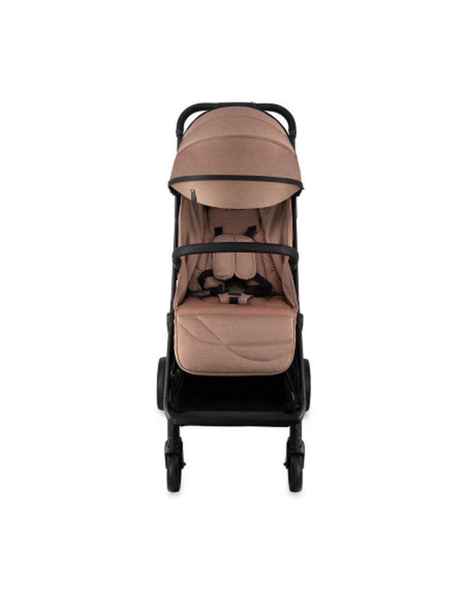 MoMi ANDREA Kinderwagen in Beige mit automatischem Klappmechanismus