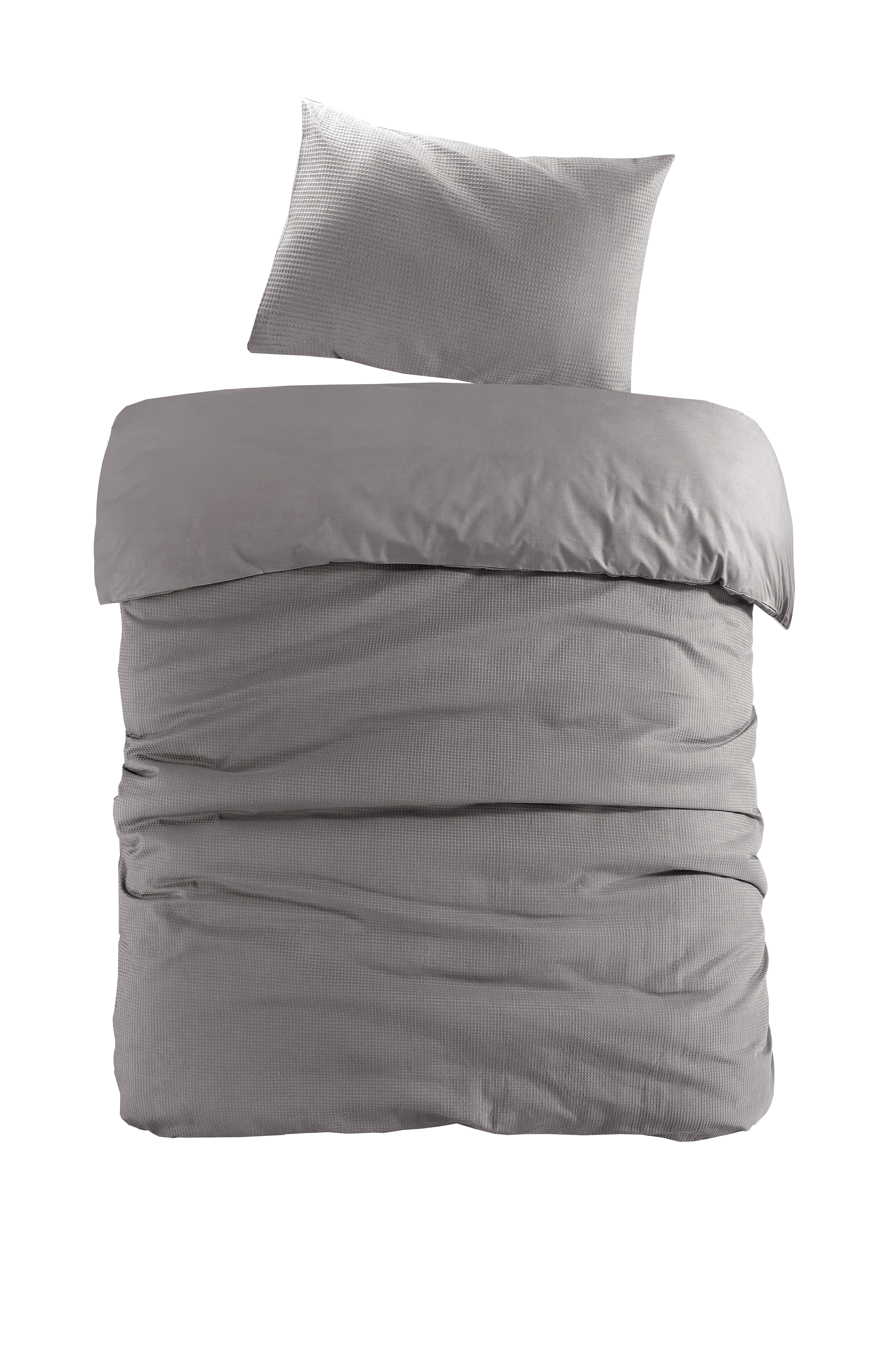 Bettwäsche Bettwäsche Carla 125-FR Anthrazit 220cm x 240cm