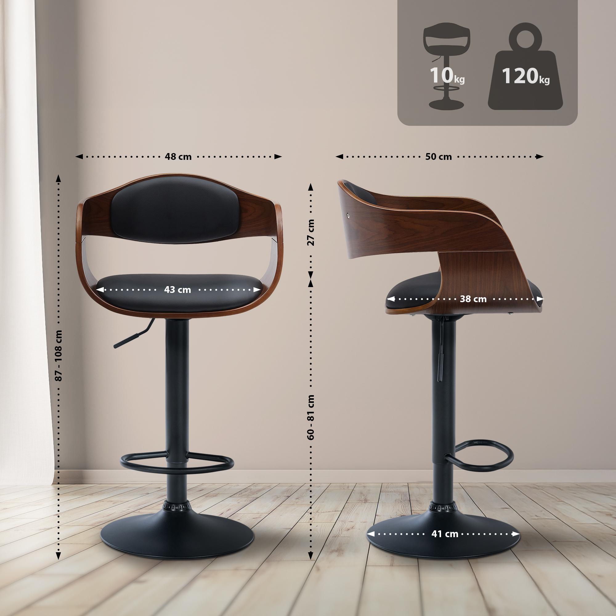 Barhocker Kingston B Kunstleder