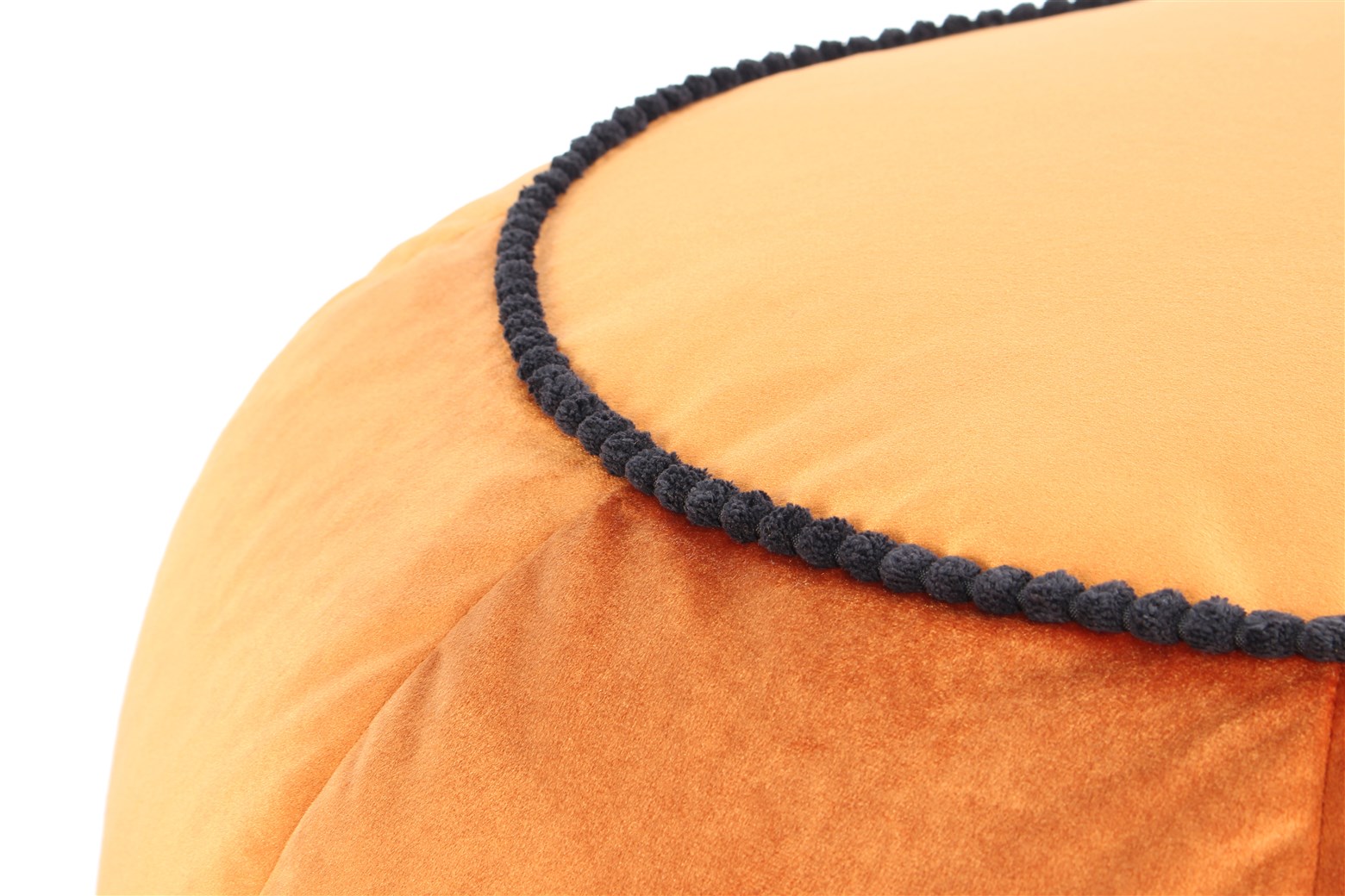 Bronze-Samt Pouf