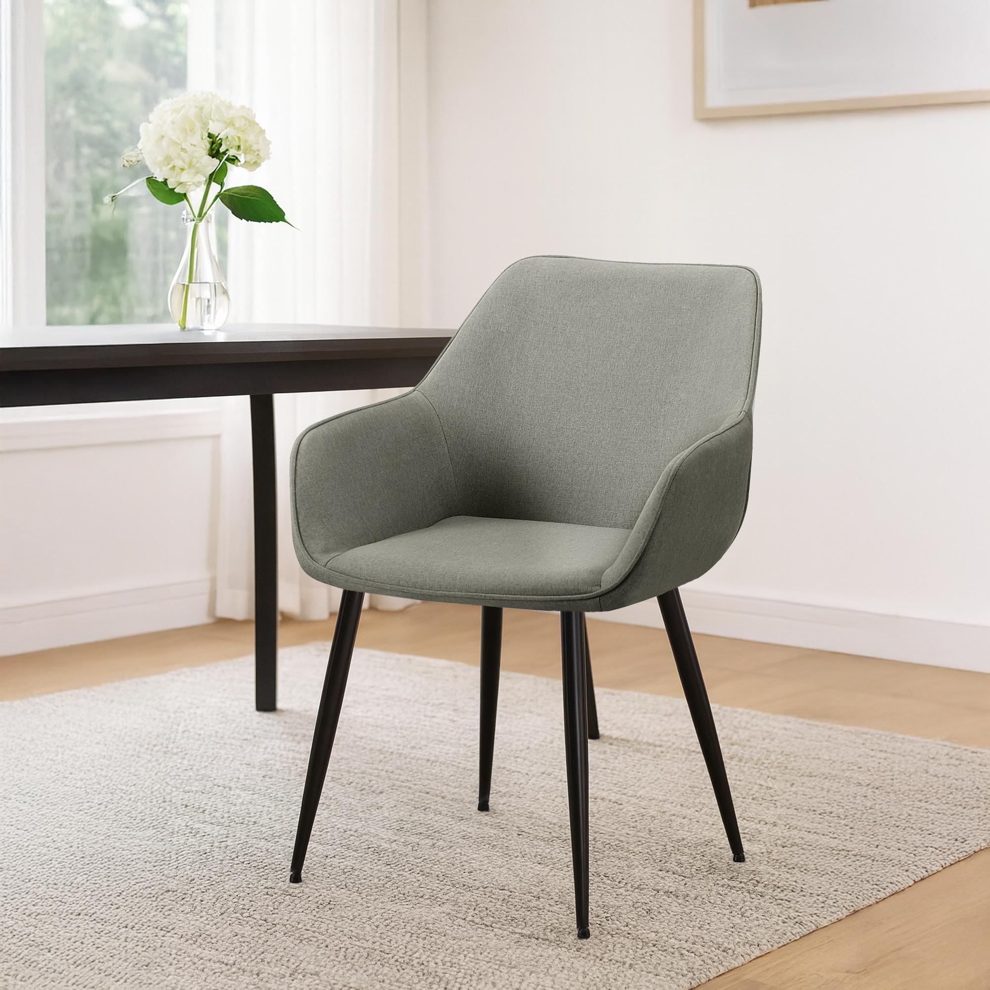 2er Set Esszimmerstuhl Vessa Stoff