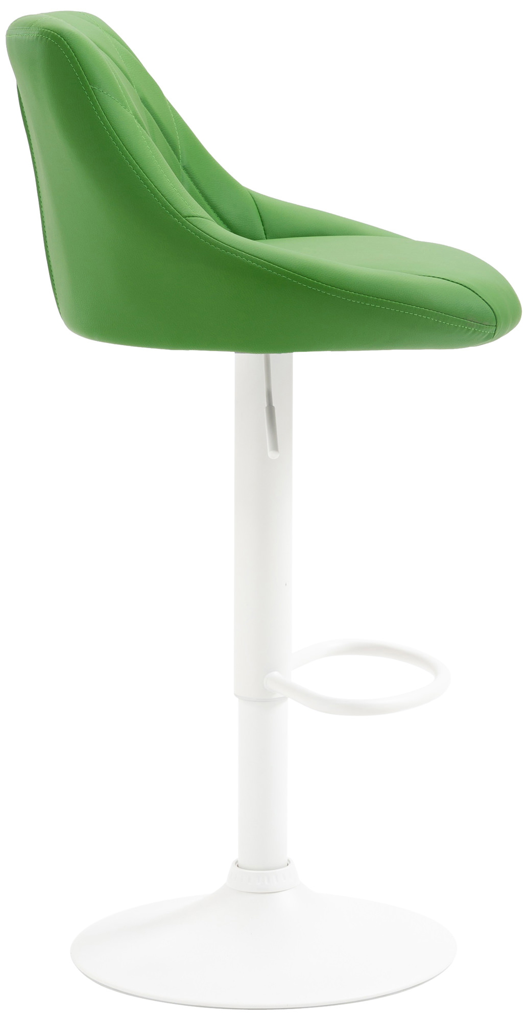 Barhocker Lazio Kunstleder weiß