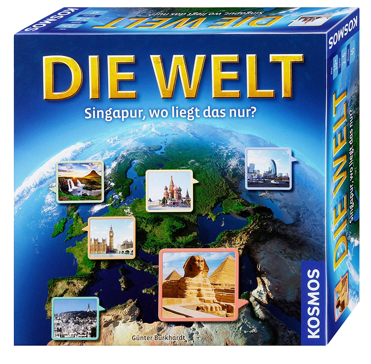 Kosmos Brettspiele & Gesellschaftsspiele Kosmos 691882 - Die Welt - Singapur, wo liegt das nur?