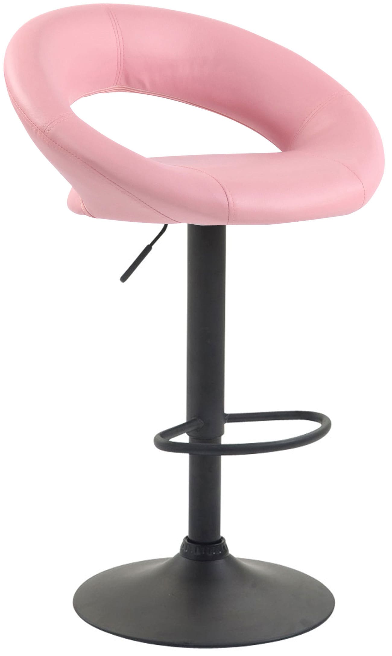 2er Set Barhocker Olinda Kunstleder schwarz