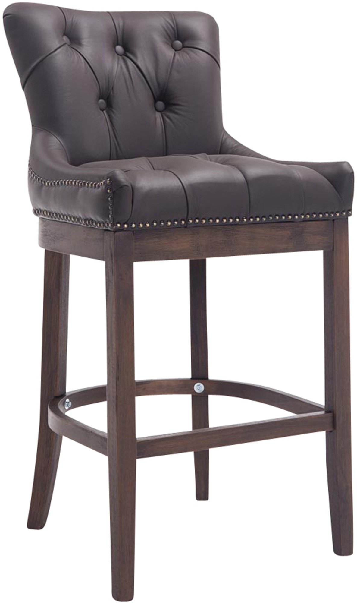 Barhocker Lakewood Echtleder, Antik