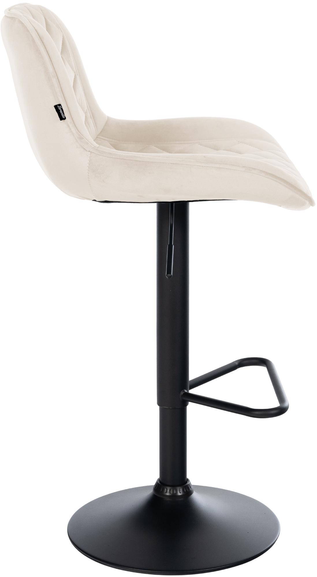 2er Set Barhocker Kasson Samt