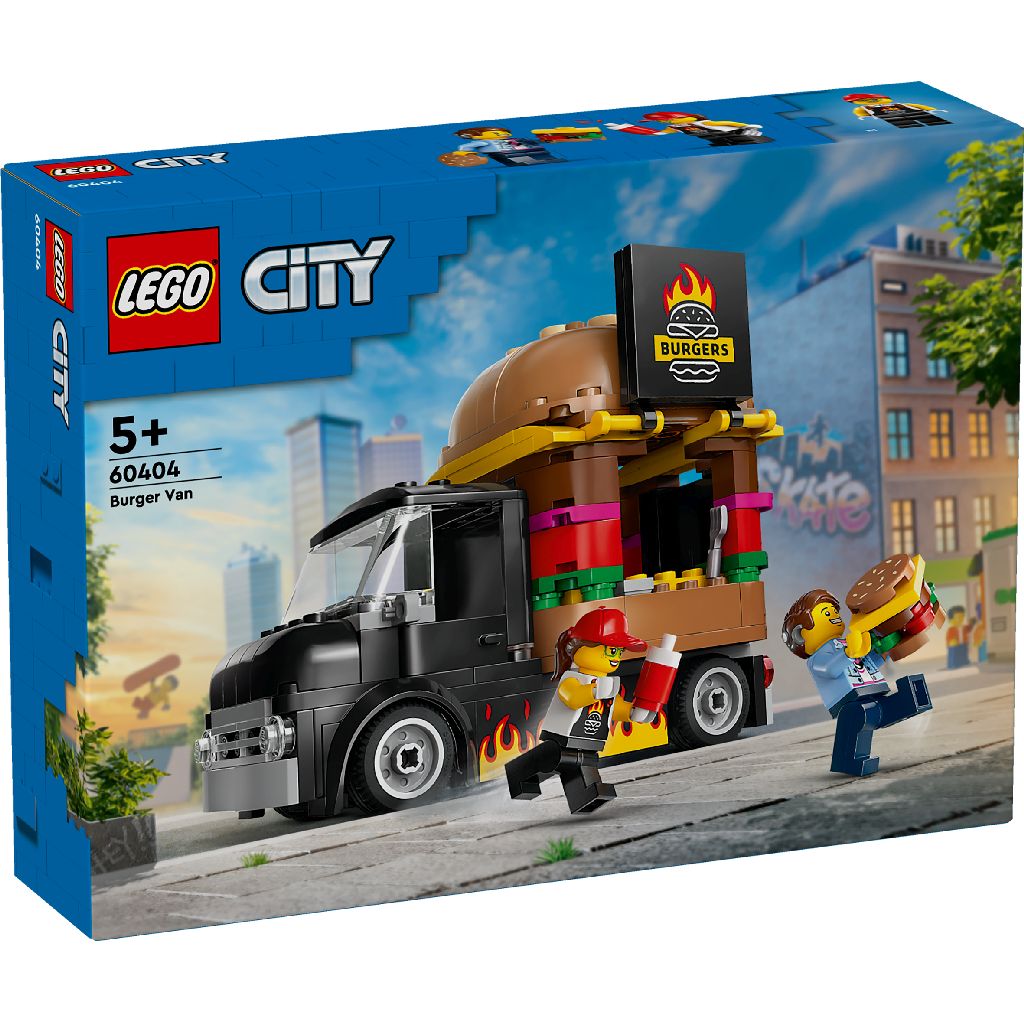 LEGO® Bau- & Konstruktionsspielzeug LEGO® 60404 City Fahrzeuge - Burger-Truck (194 Teile)