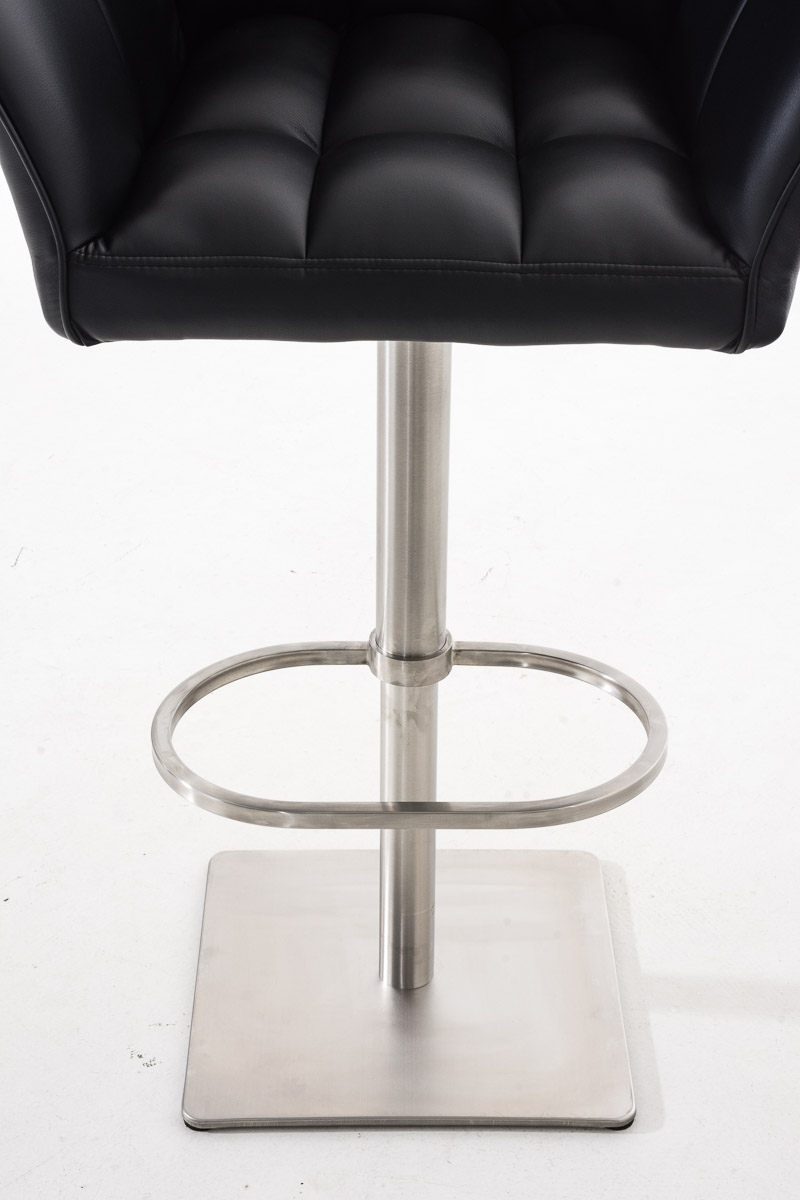 2er Set Barhocker Damaso Kunstleder edelstahl