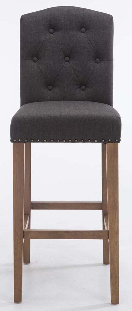 2er Set Barhocker Louise Stoff antik-hell