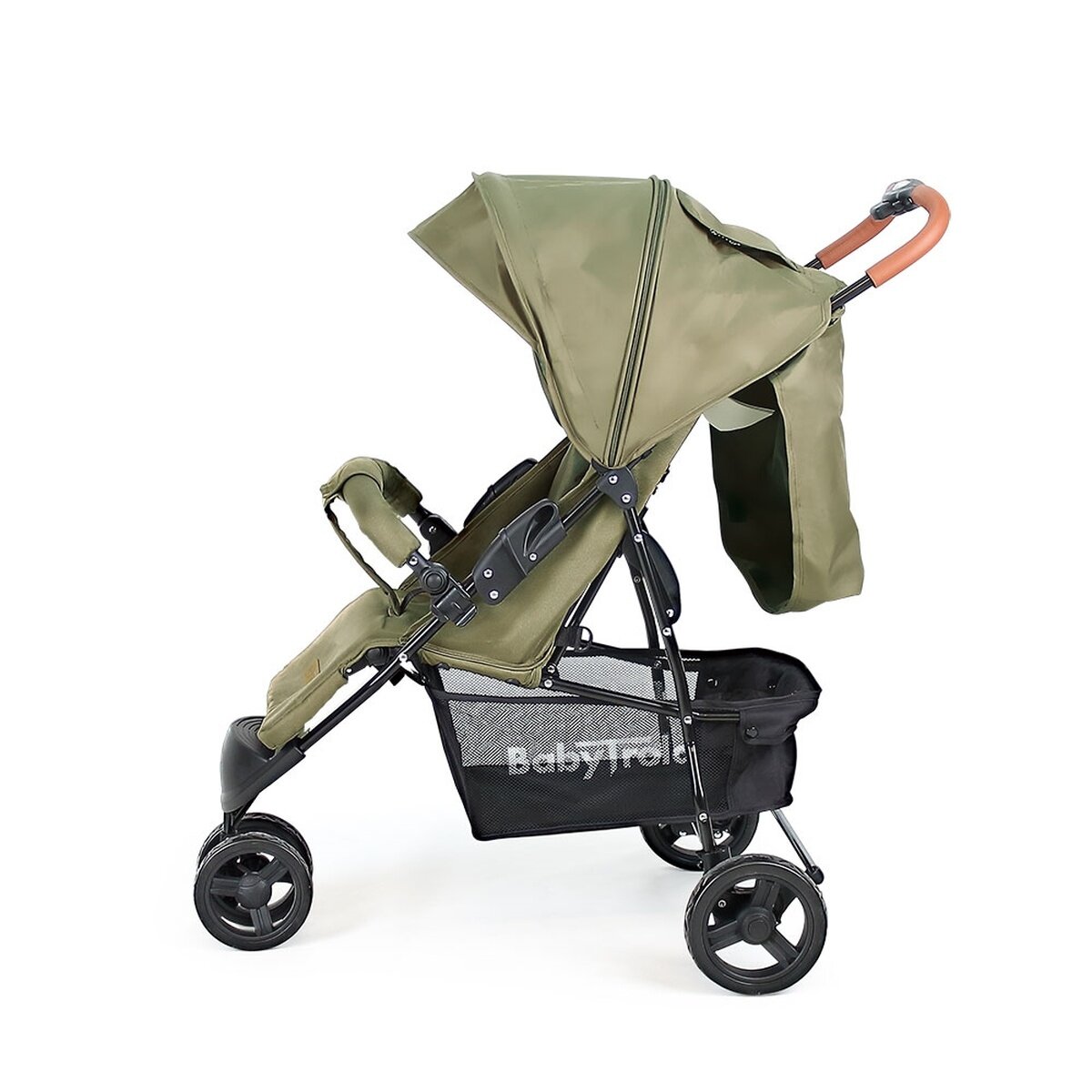 BabyTrold Easy Go Olive Kinderwagen leicht, wendig, kompakt faltbar