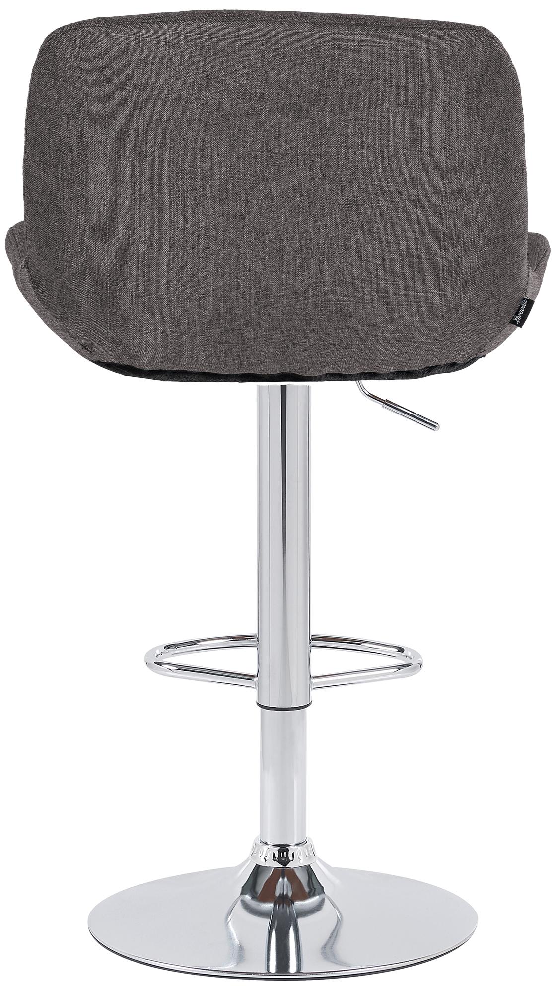 Barhocker Solon Chrom Stoff
