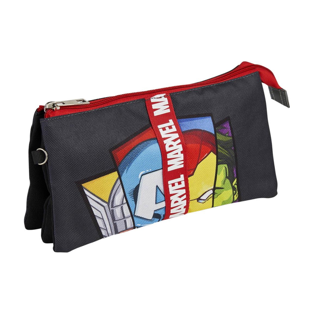 Cerda Marvel & DC Marvel Avengers - Schlampermäppchen mit 3 Fächern