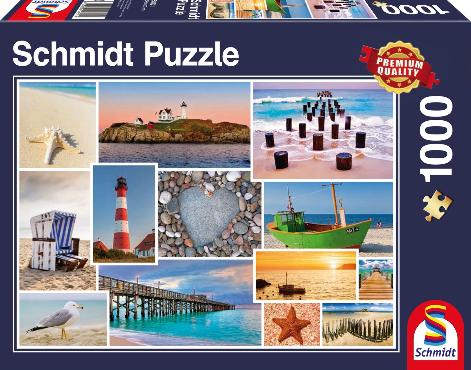 Schmidt Spiele GmbH Puzzles Am Meer - 1000 Teile Puzzle