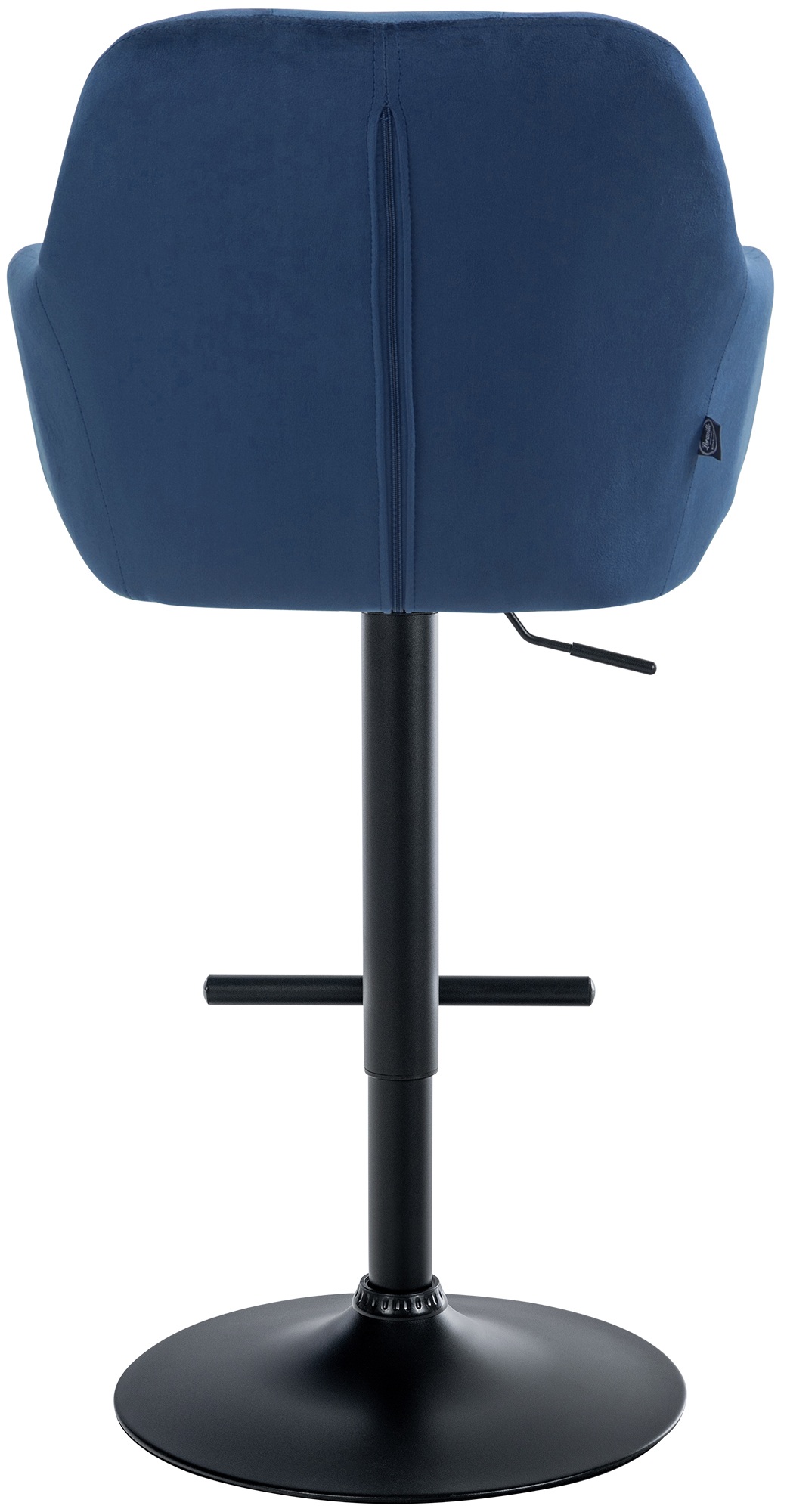 Barhocker Natoma Samt schwarz