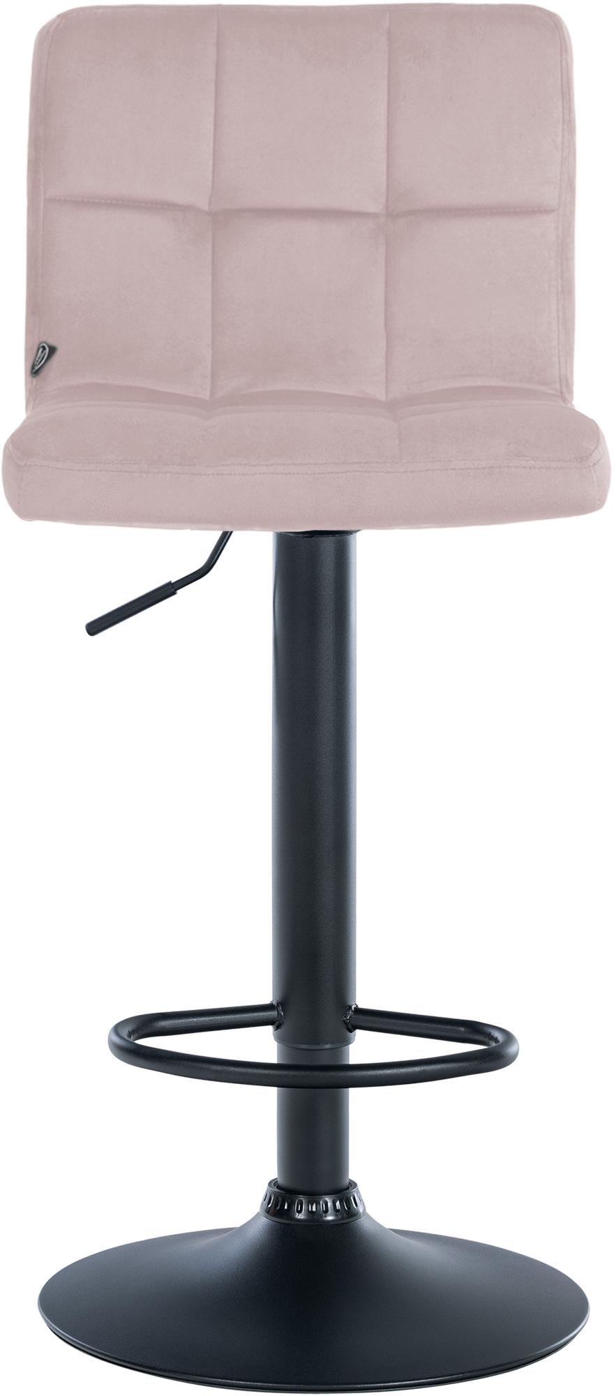 Barhocker Peru Samt schwarz