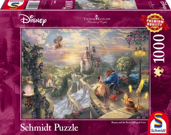 Schmidt Spiele GmbH Puzzles Disney - Beauty and the Beast, 1000 Teile - Puzzle