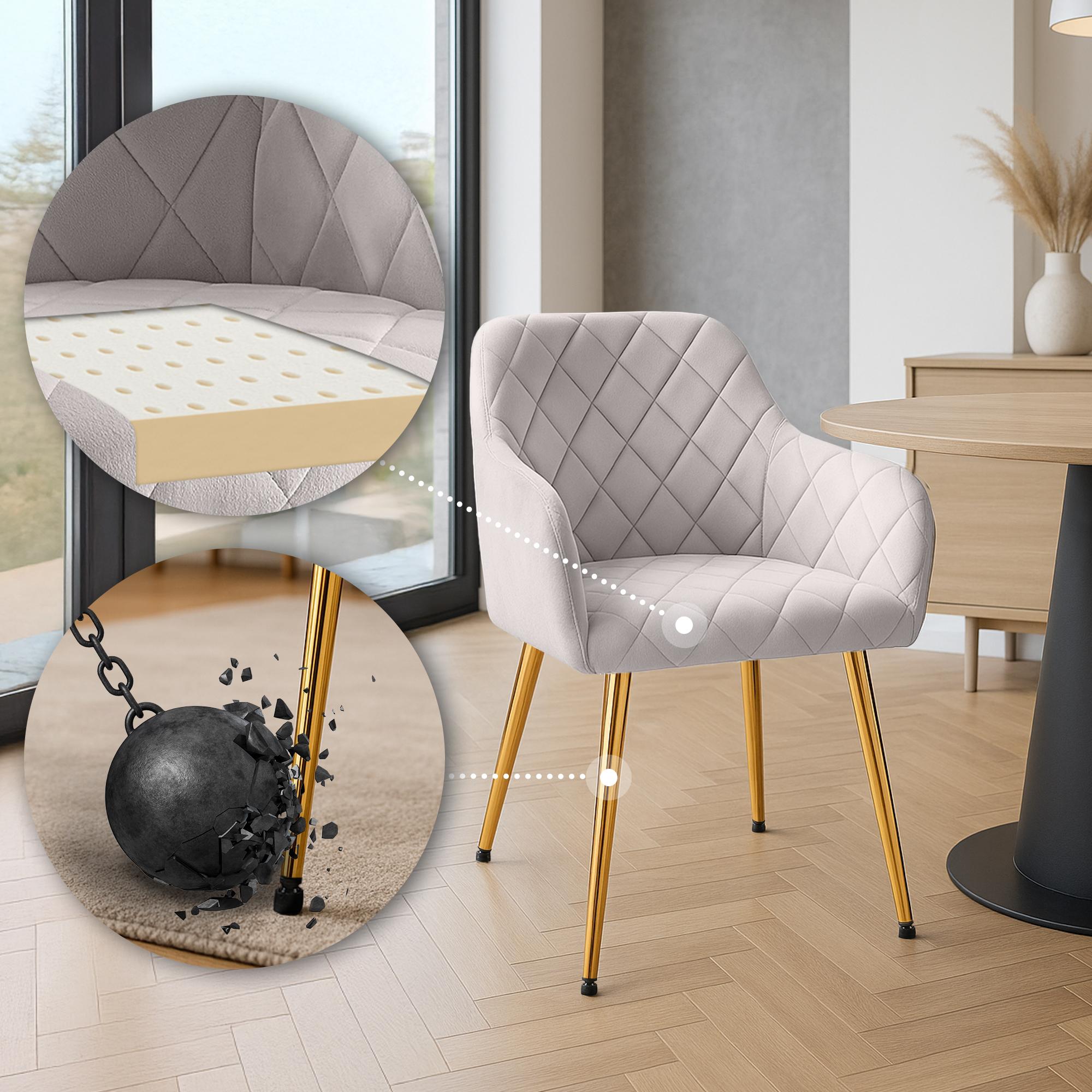2er Set Esszimmerstuhl Monett Samt G