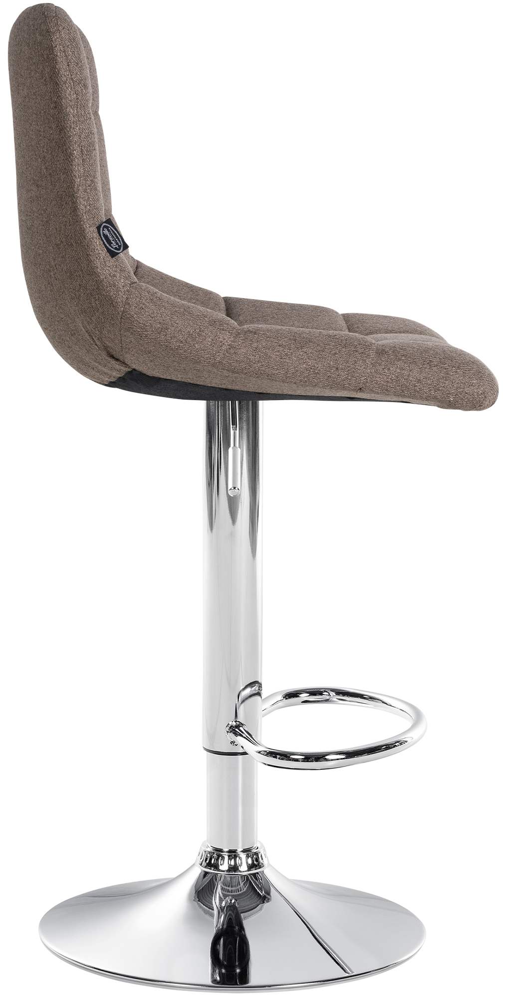 2er Set Barhocker Jerry Stoff chrom