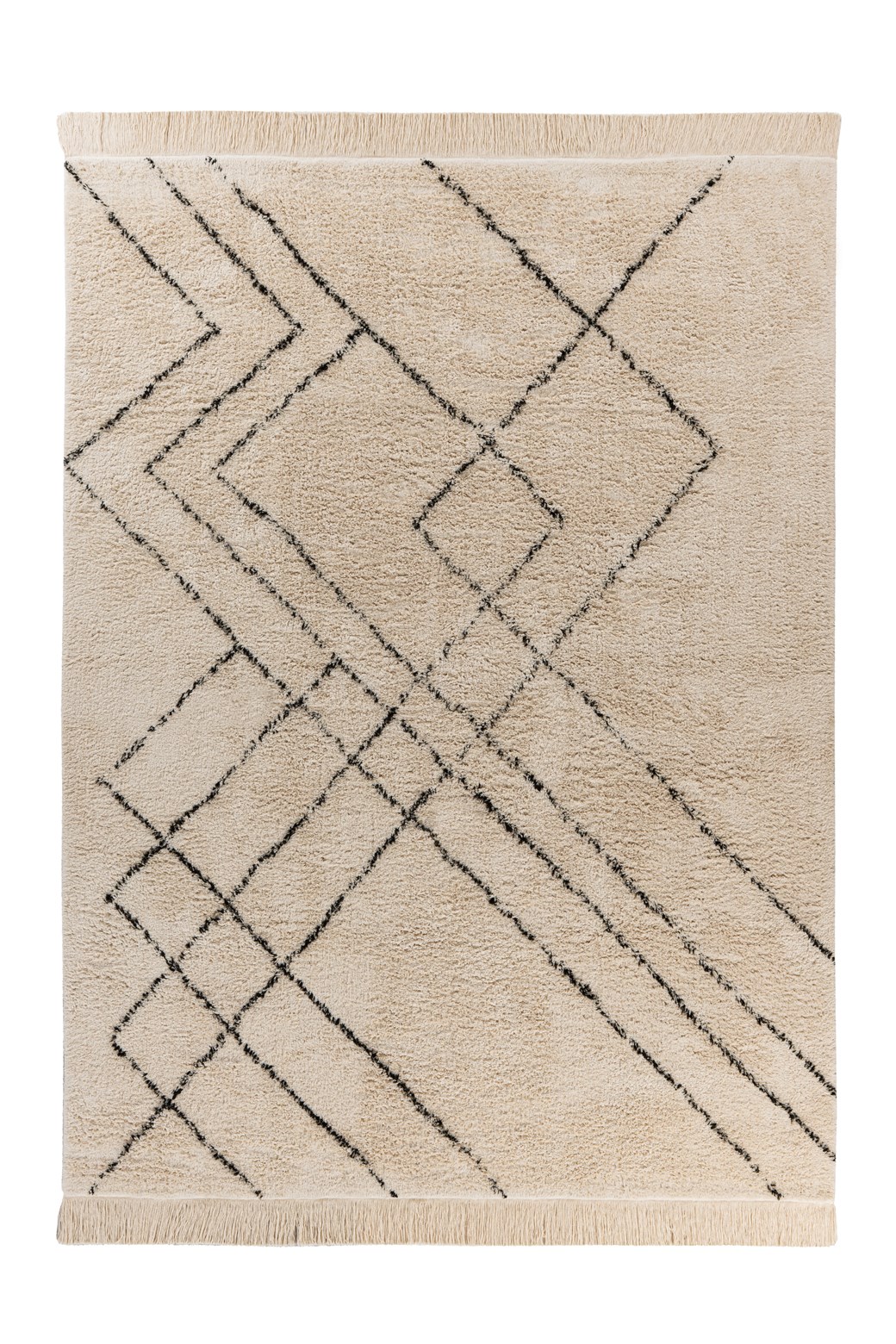 Teppich Mylen 625 Creme / Schwarz 120cm x 170cm