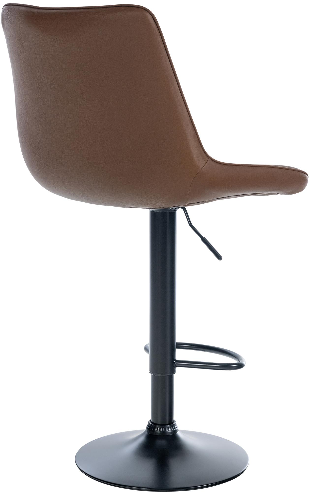 Barhocker Toni Kunstleder schwarz