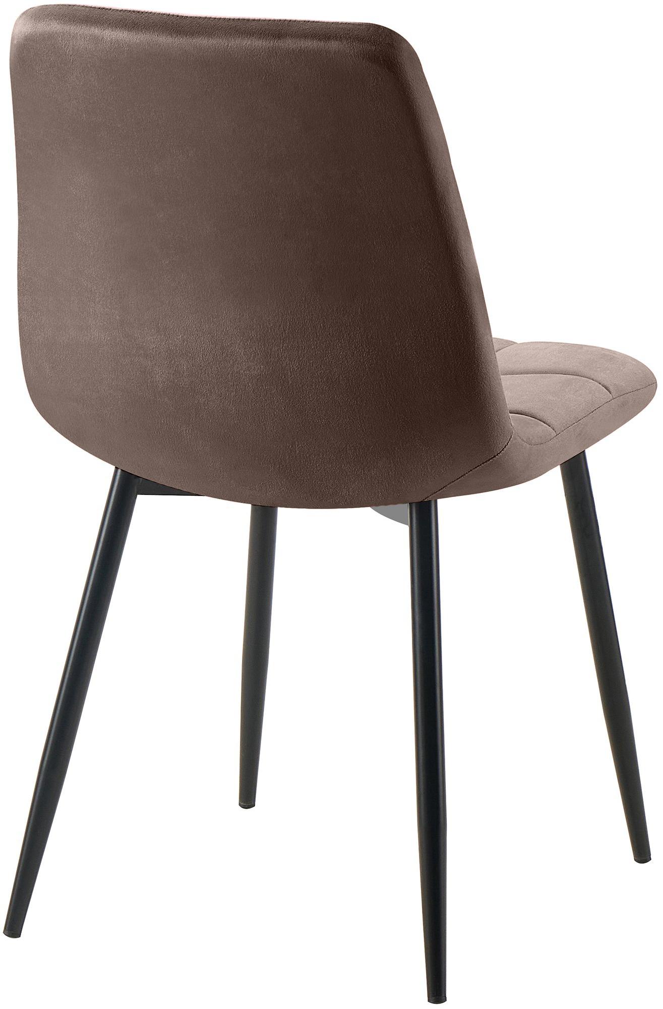 4er Set Esszimmerstuhl Tilde Samt