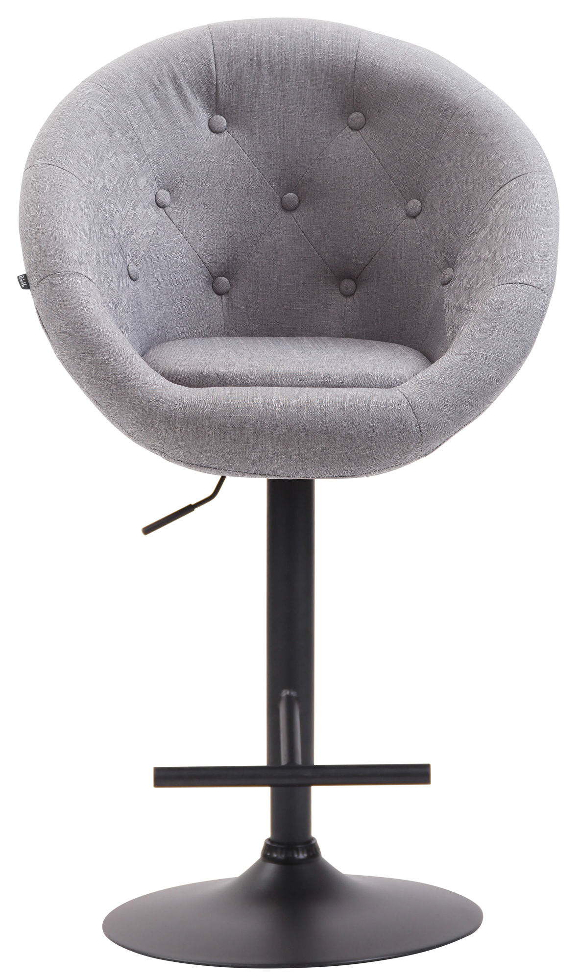 Barhocker London V2 Stoff schwarz