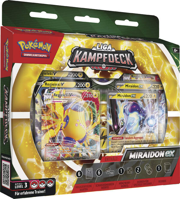 The Pokemon Company Kartenspiele Pokemon PKM Liga-Kampfdeck Miraidon ex 2023 DE - EVT 17. November 2023