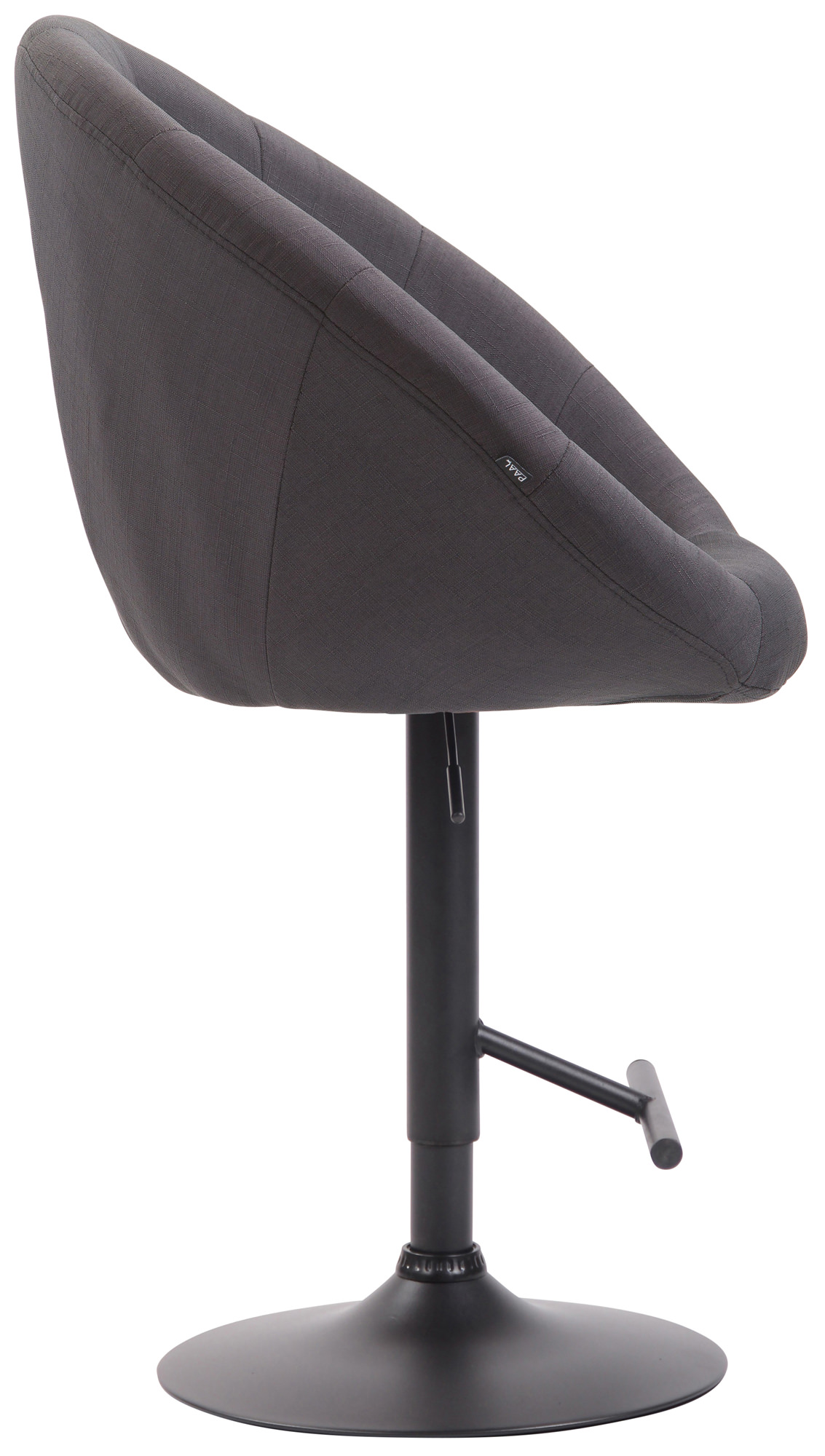 Barhocker London V2 Stoff schwarz