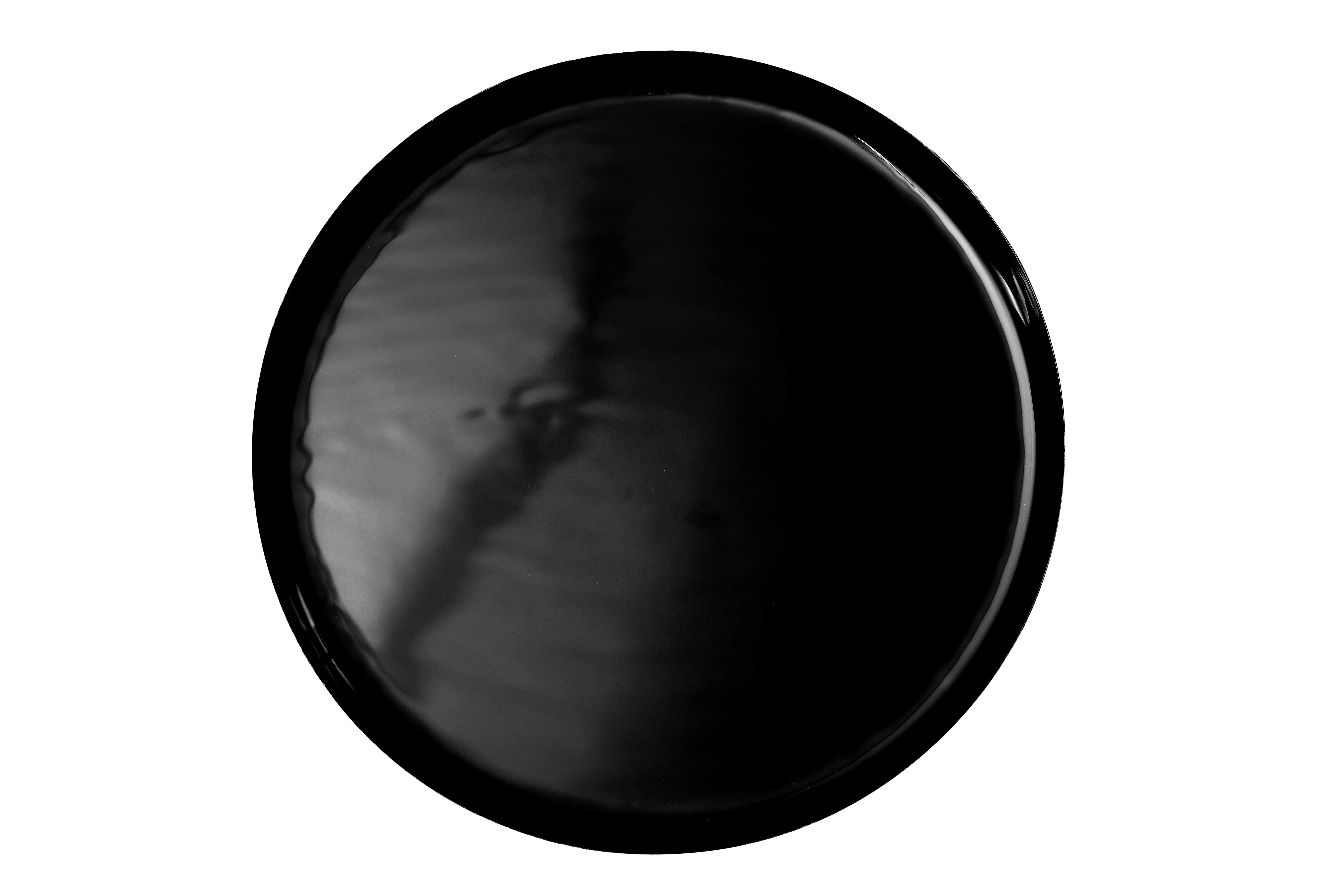 Beistelltisch in Schwarz/Silber