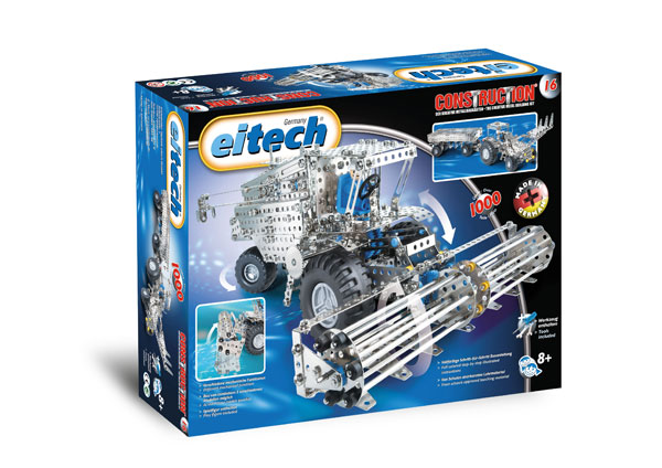 Eitech Bau- & Konstruktionsspielzeug Eitech 00016 - Profi Set Mähdrescher, 1000 Teile