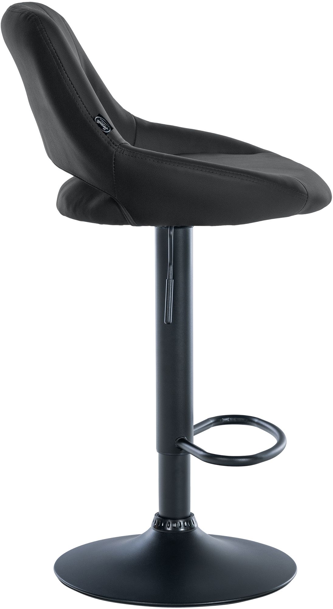 Barhocker Milet Kunstleder schwarz