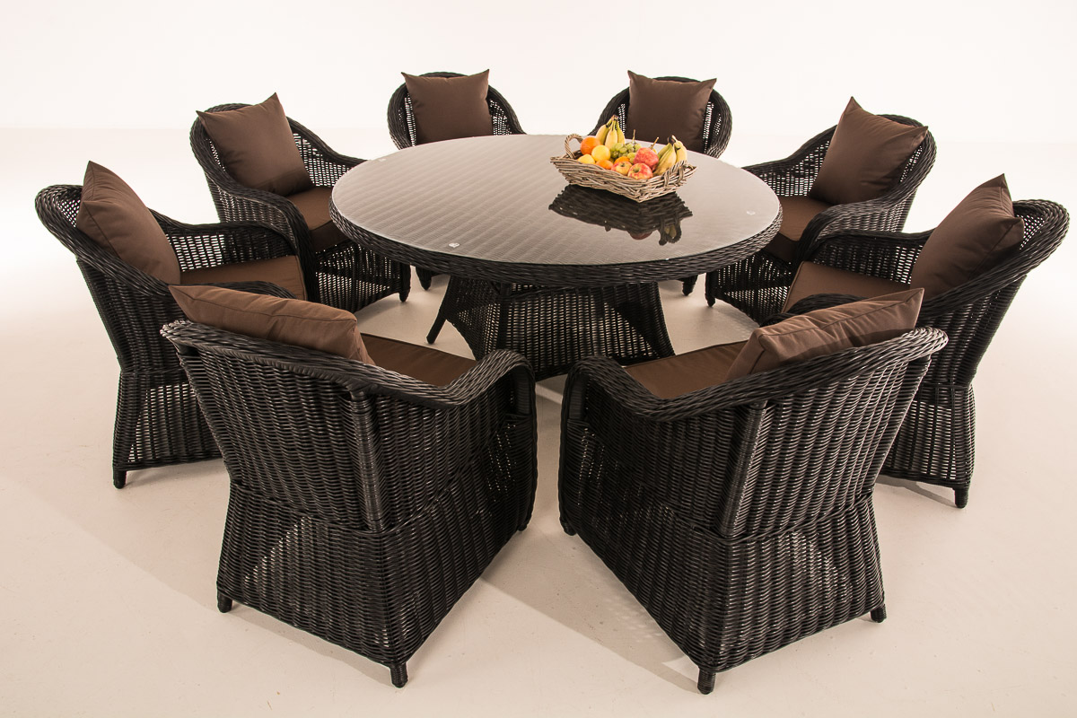XL Stavanger Sitzgruppe Terrabraun 5mm