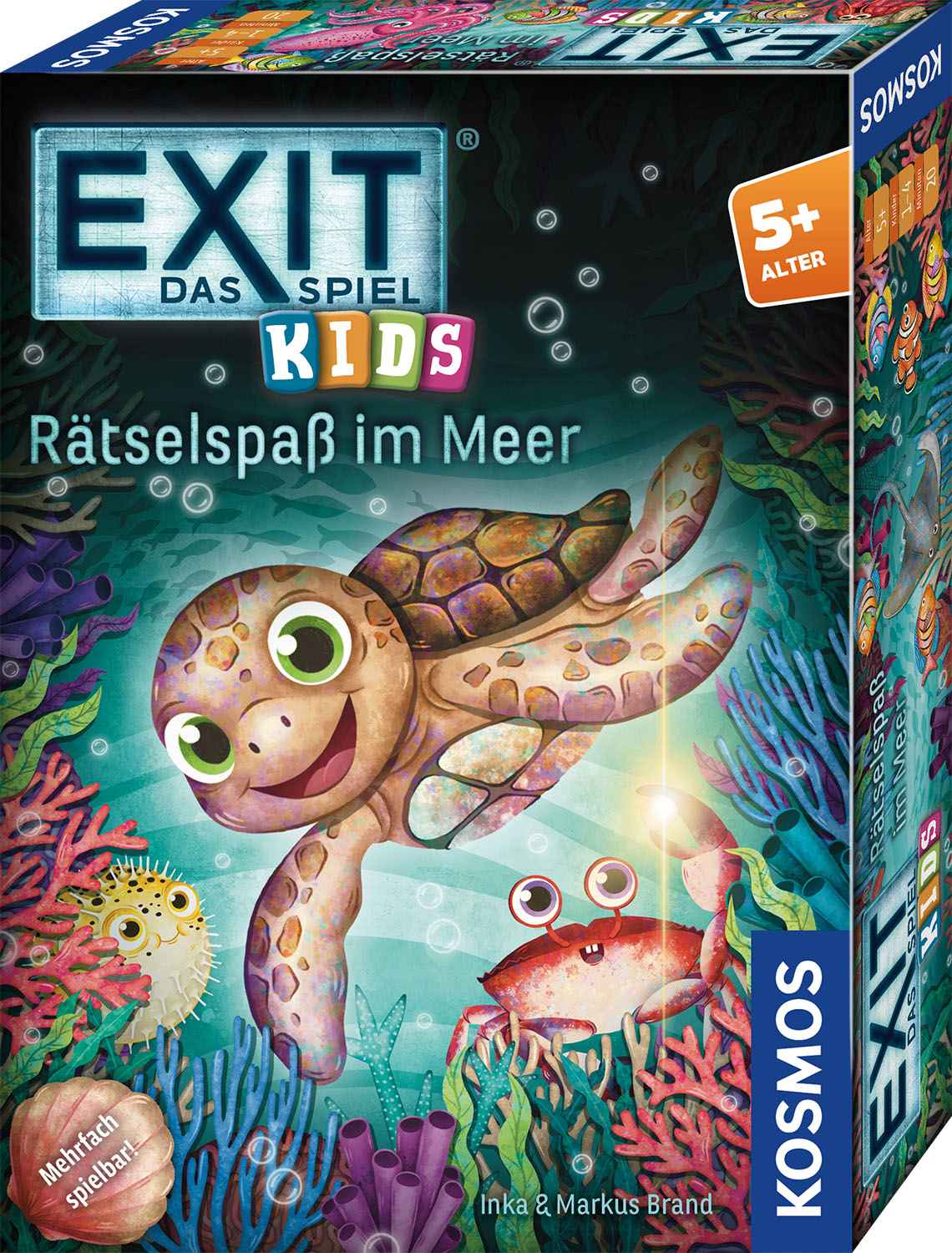 Kosmos Brettspiele & Gesellschaftsspiele EXIT – Das Spiel Kids: Rätselspaß im Meer – Kinderspiel