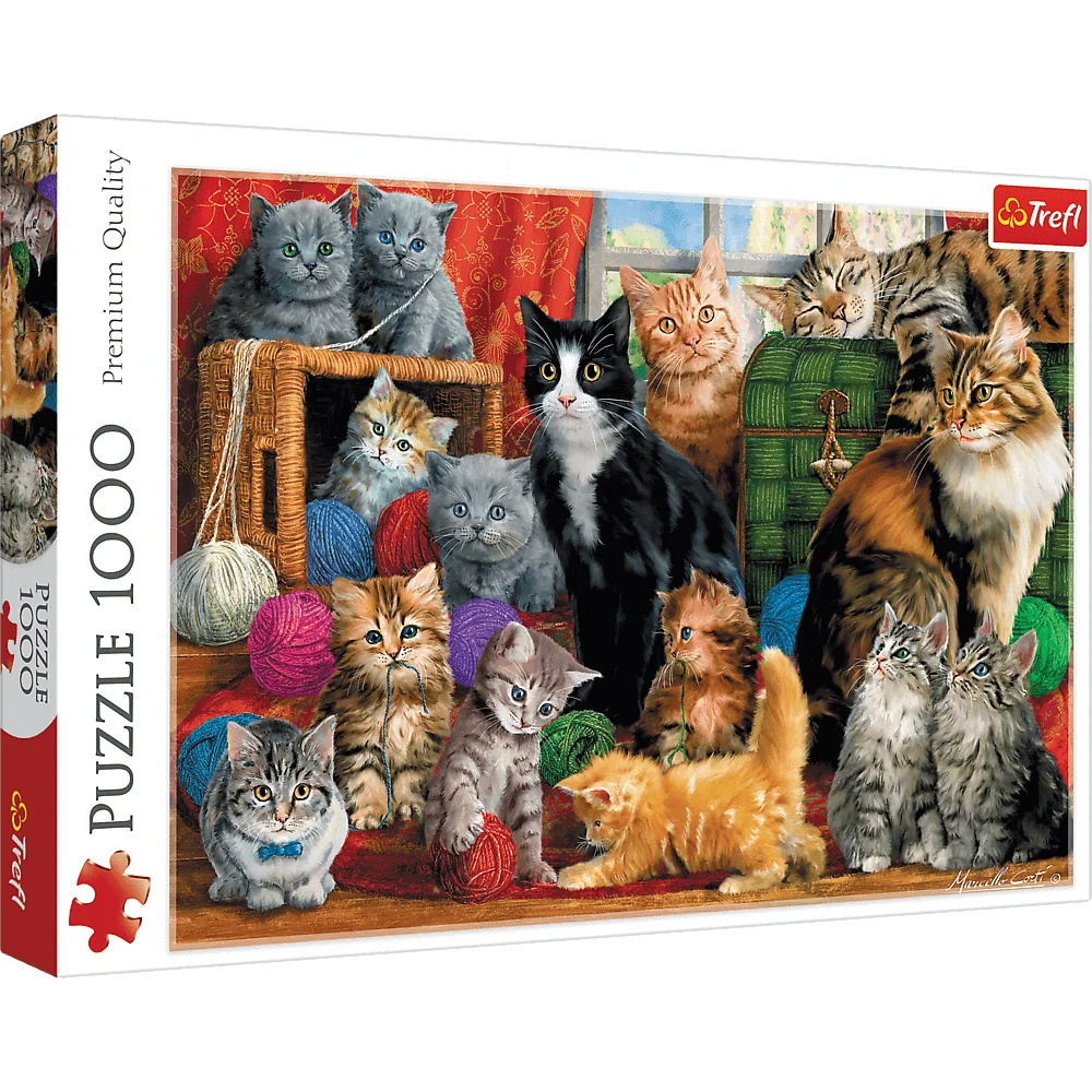 Trefl Puzzles Katzen - Puzzle 1000 Teile
