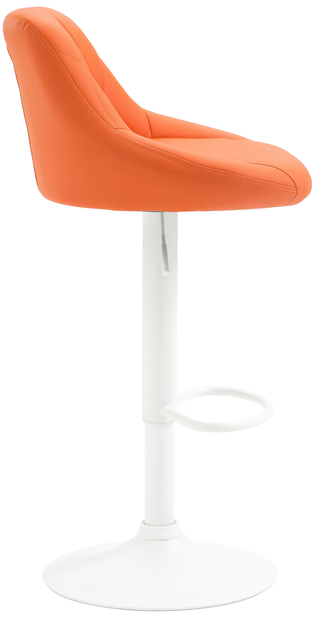 Barhocker Lazio Kunstleder weiß