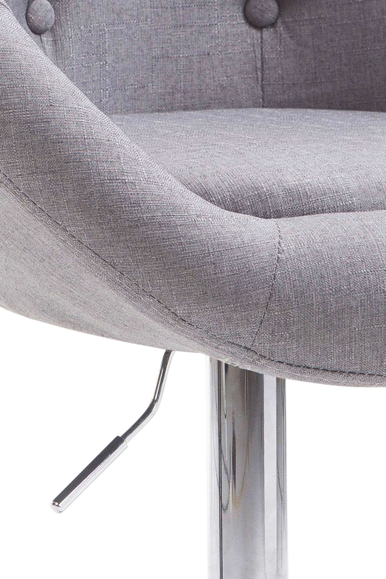 Barhocker London V2 Stoff chrom