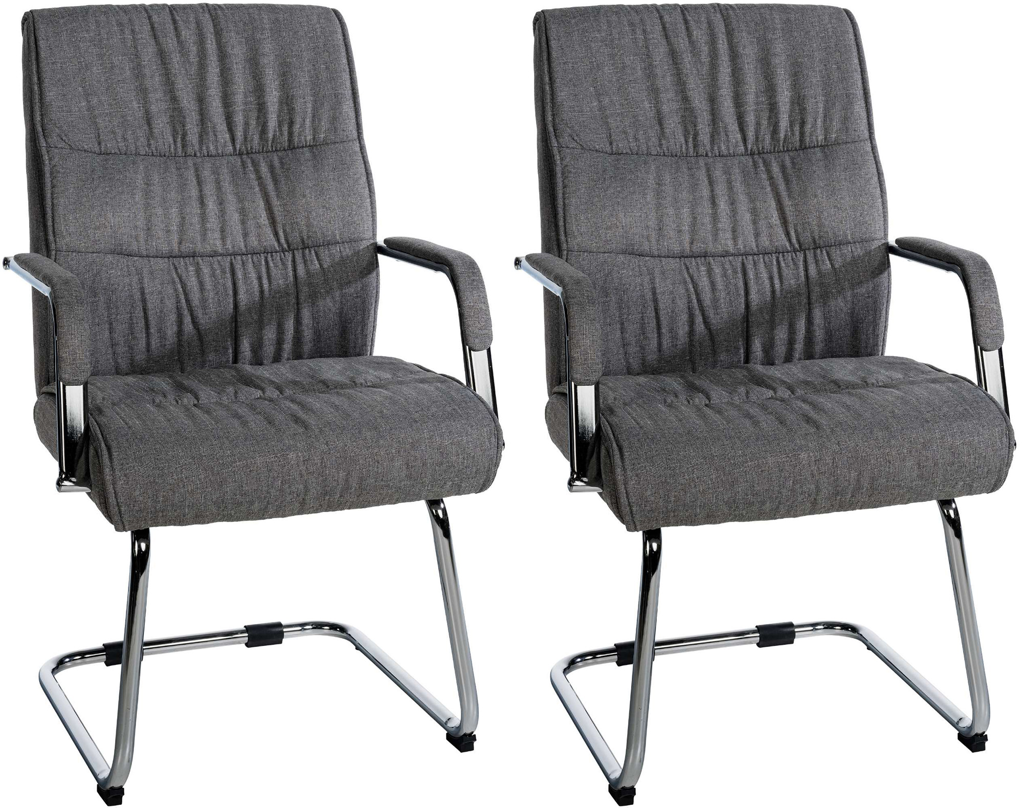 2er Set Besucherstuhl Sievert Stoff
