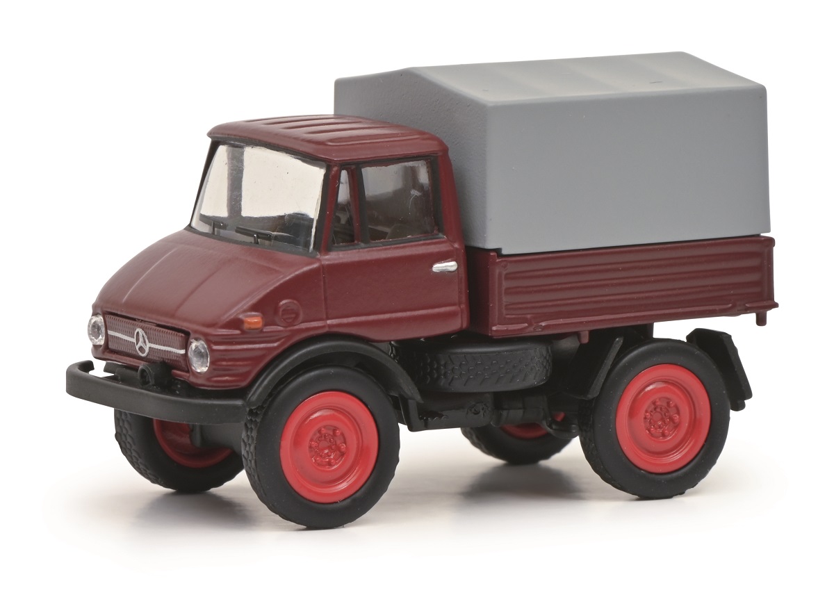 Schuco Modelle & Fahrzeuge Schuco 452660900 - Unimog U406 rot, 1:87    - Modellauto