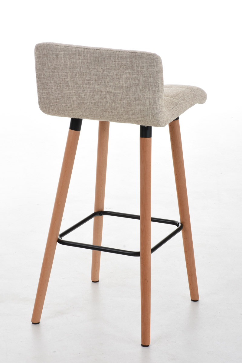 2er Set Barhocker Lincoln Stoff natura