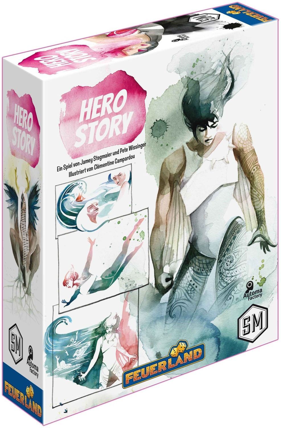 Feuerland Brettspiele & Gesellschaftsspiele Hero Story – Expertenspiel