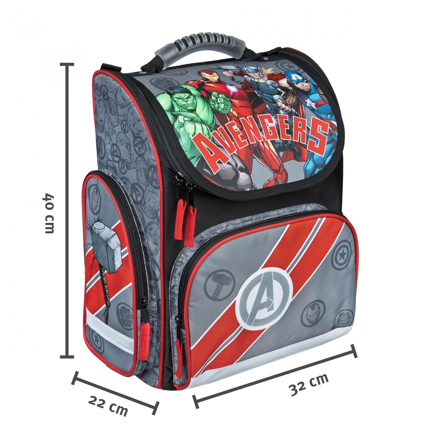 Undercover Rucksäcke & Taschen Avengers - CLOU Schulranzen Set, 5-teilig